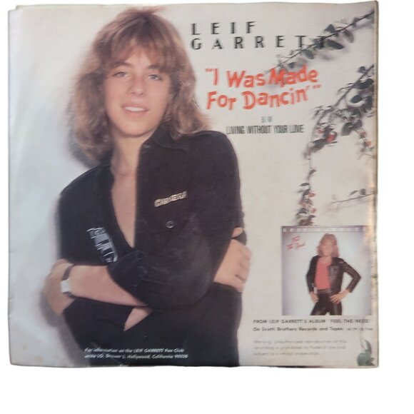 Leif Garrett"I Was Made For Dancin'" & "Living Without Your Love" 1978 Scotti Br - Picture 2 of 6